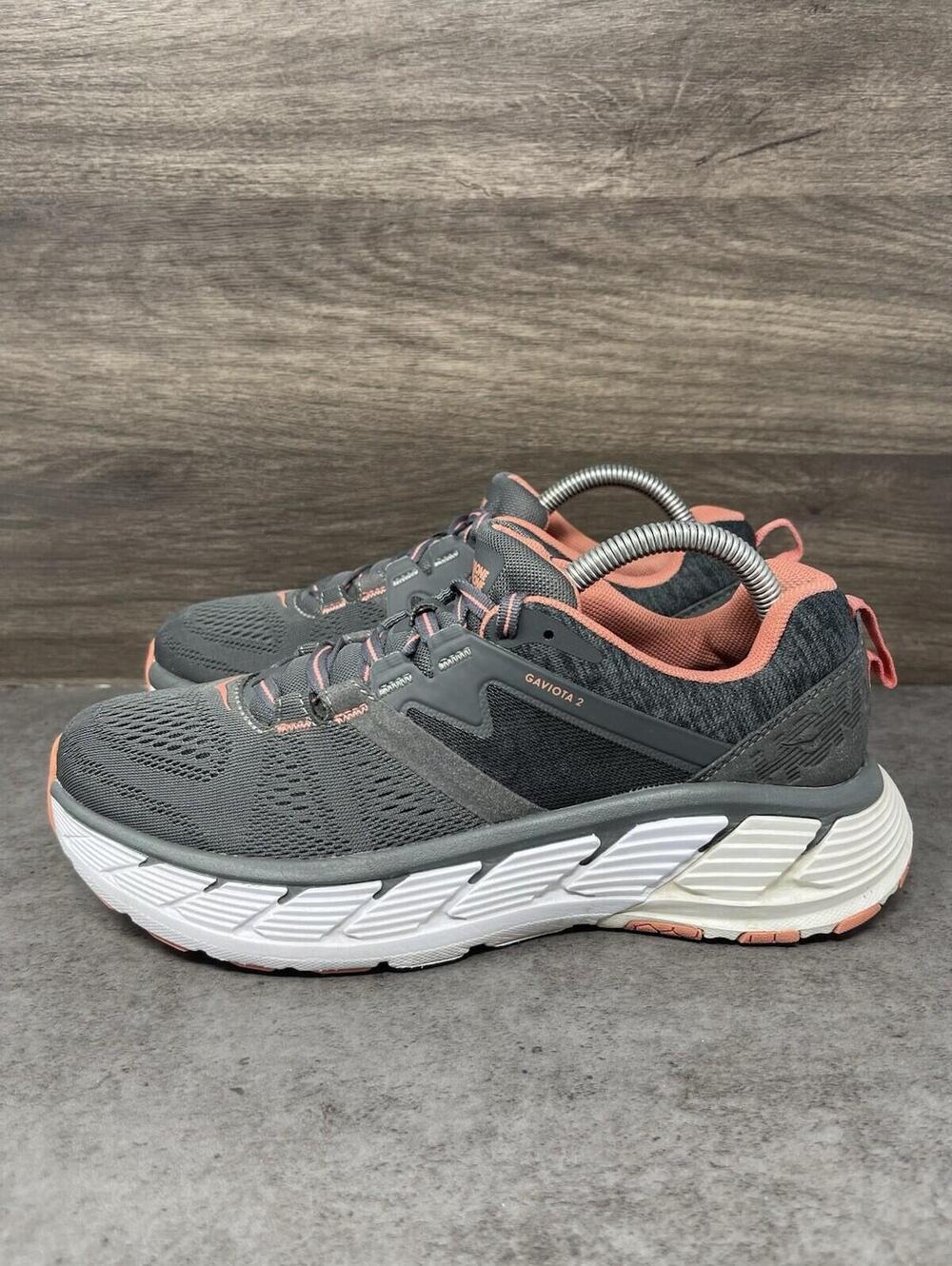 HOKA Gaviota 2 Sneakers Womens Size 8.5 Grey Pink One One